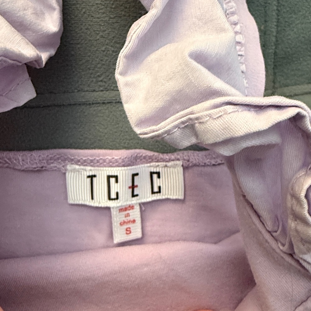 TCEC Ruffled Lilac Bodysuit - Picture 2 of 2